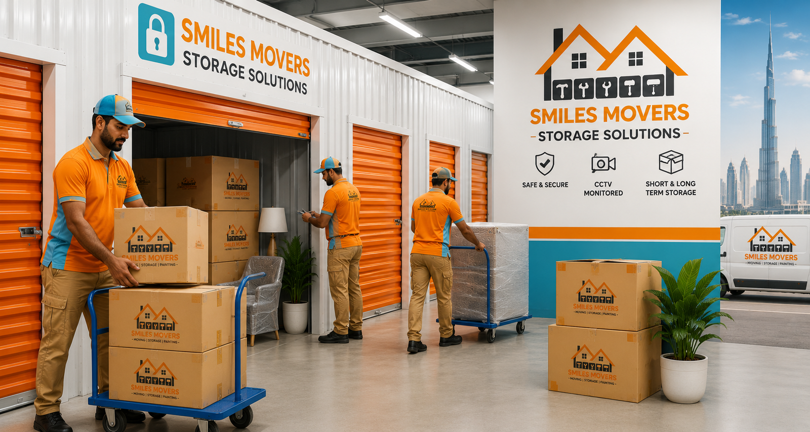 Secure storage services in Dubai